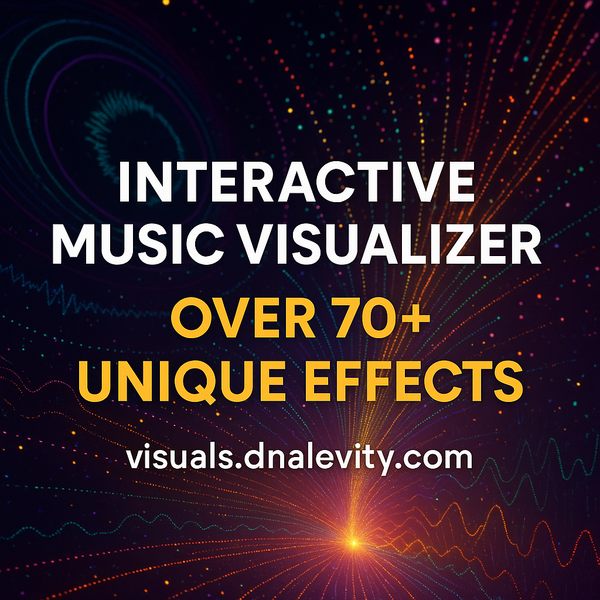 A New Interactive Music Visualizer with Over 70 Unique Effects